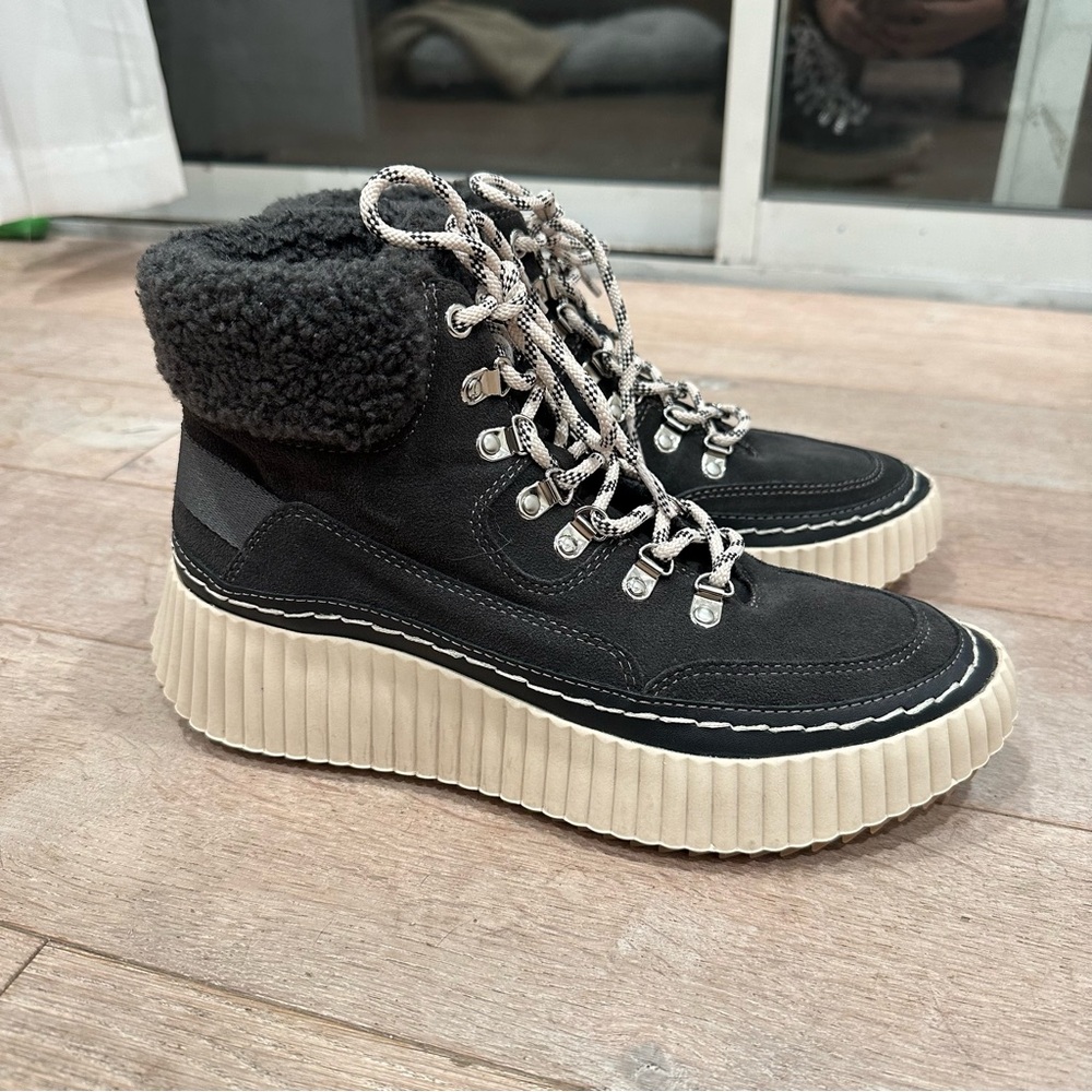Fuzzy Platform Sneakers